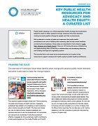 Key public health resources for advocacy and health equity: A curated list