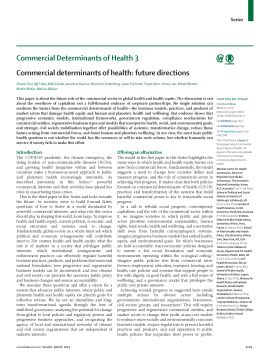 Commercial determinants of health: Future directions