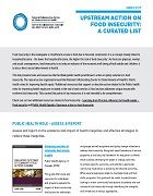 Upstream action on food insecurity: A curated list