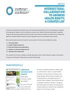 Intersectoral collaboration to address health equity: A curated list