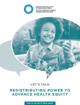 Let's Talk: Redistributing power to advance health equity