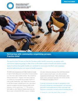 Partnering with community-organizing groups practice brief