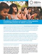 Foundations: Definitions and concepts to frame population mental health promotion for children and youth