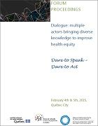 Multiple actors bringing diverse knowledge to improve health equity: Dialogue proceedings