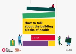 How to talk about the building blocks of health