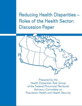 Reducing health disparities – Roles of the health sector