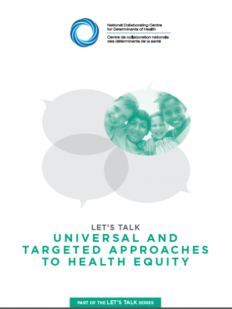 Let’s Talk: Universal and targeted approaches to health equity